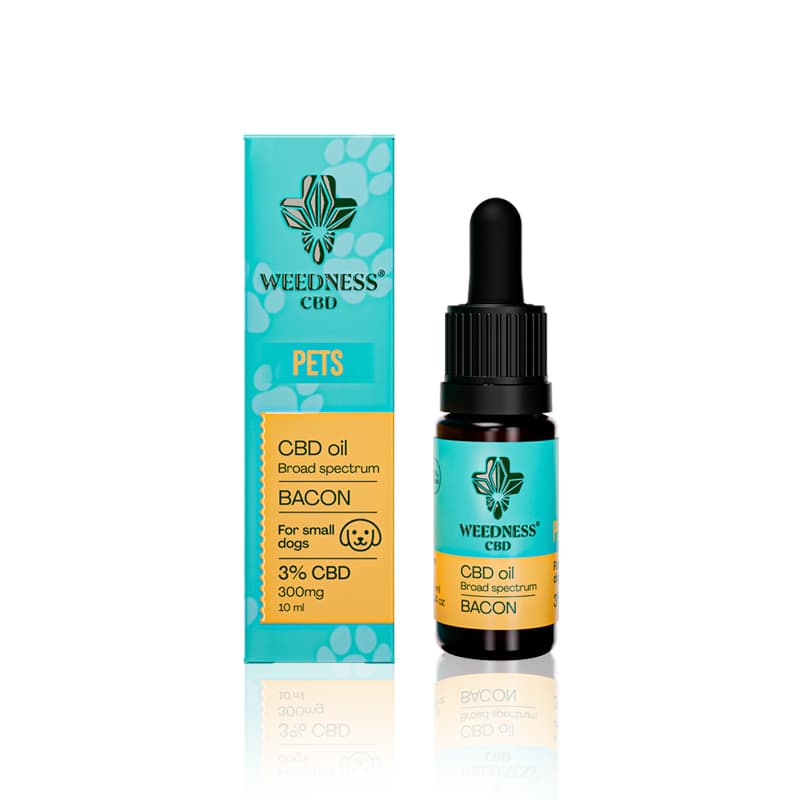 Olio CBD 3% per Cani Piccoli | Bacon