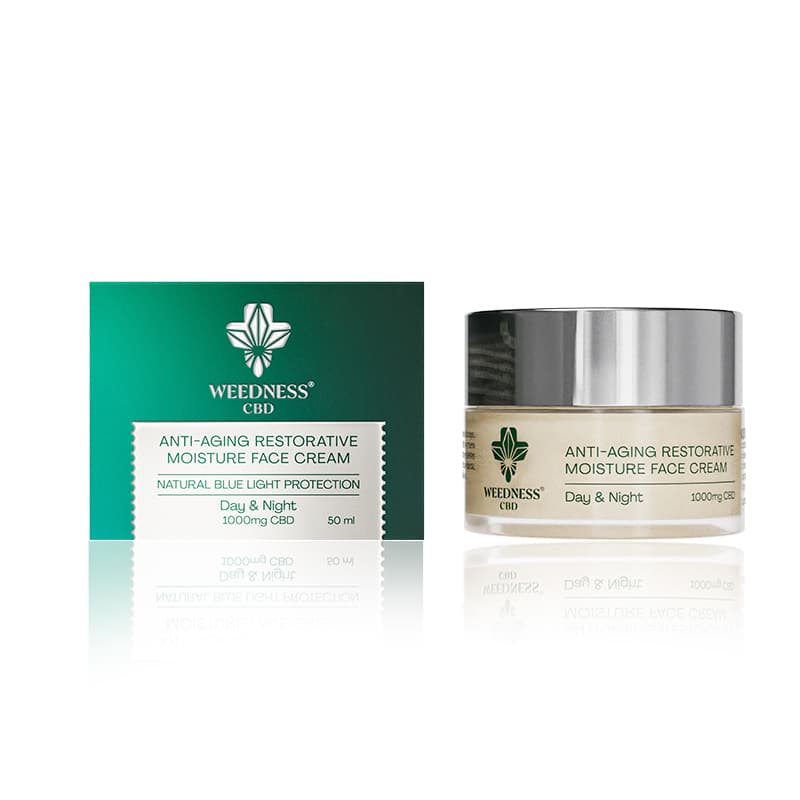 Crema viso antietà 24h | 1000mg CBD 50ml