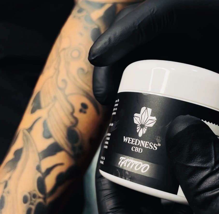 Balsamo Tatuaggi Naturale con 500mg CBD e 500mg CBG