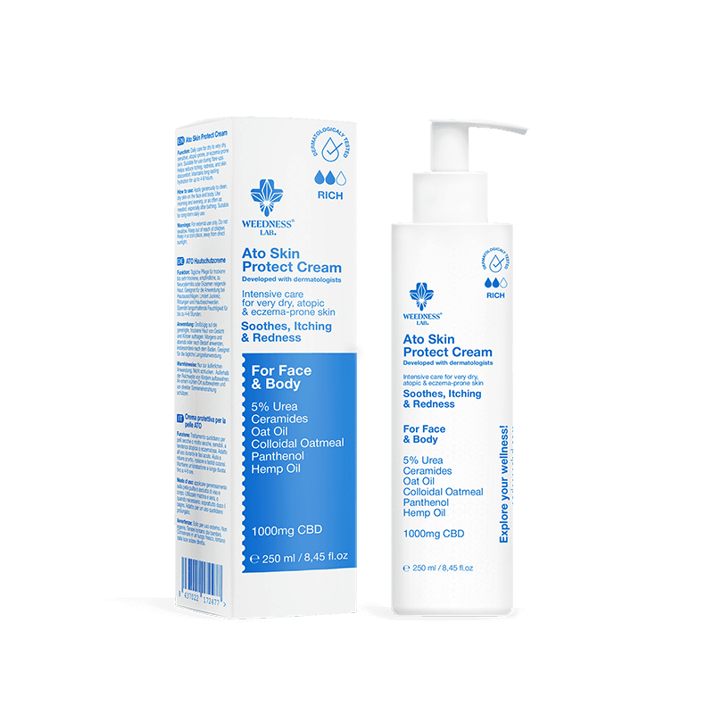 Crema CBD per pelle secca, atopica ed eczematosa