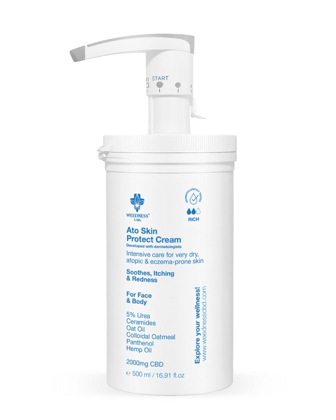Crema CBD per pelle secca, atopica ed eczematosa