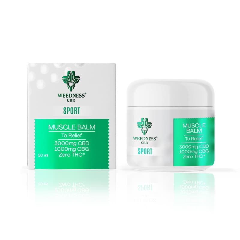 Balsamo Sport Sollievo Muscolare 3000mg CBD e 1000mg CBG