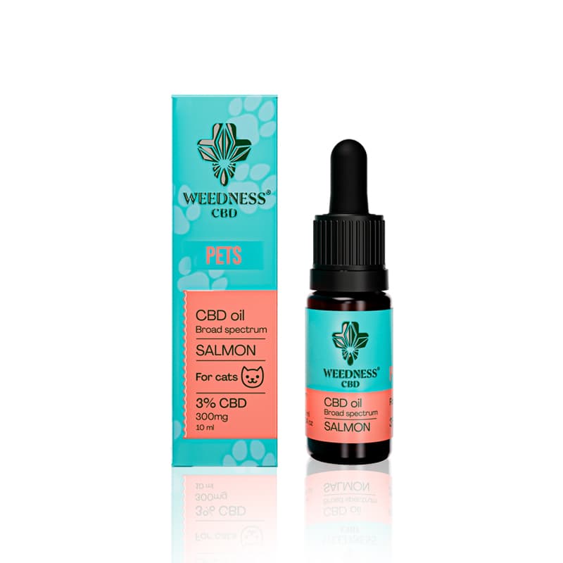 Olio CBD 3% per gatti | Salmone 10ml