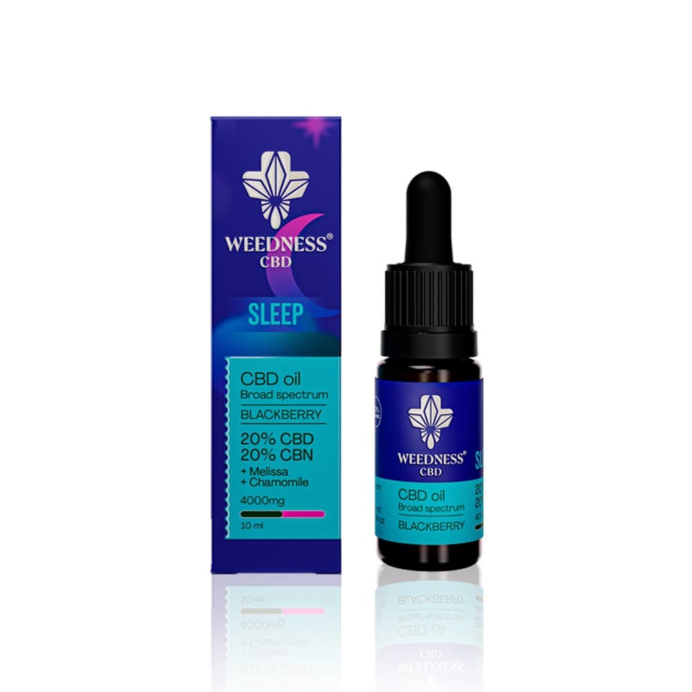 Olio CBD Sleep 20% + CBN 20% | Mora 10ml