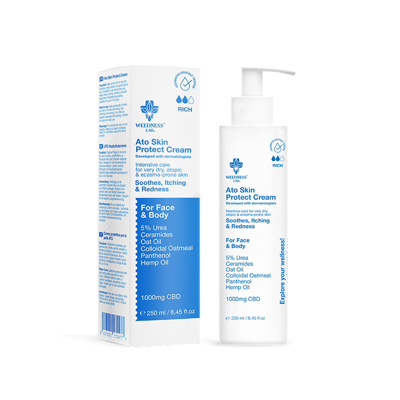 Crema CBD per pelle secca, atopica ed eczematosa