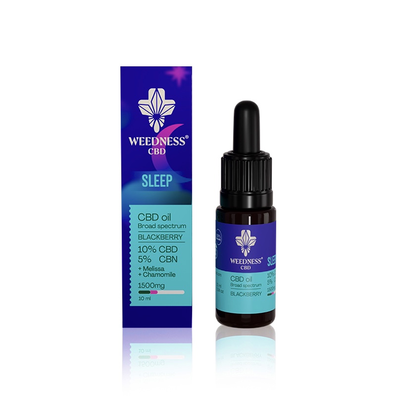 Olio CBD Sleep 10% + CBN 5% | Mora 10ml